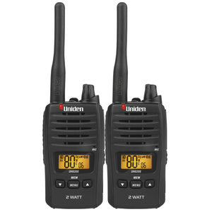Uniden UH820S-2 Twin Pack 2 WATT Handheld 2 Handsets CB UHF Radio