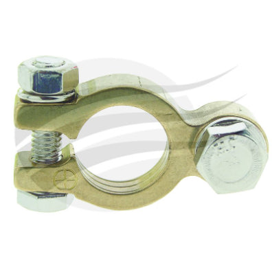 BATTERY TERMINAL POSITIVE 8mm STUD SOLID BRASS