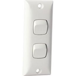 MSW30 - ARCHITRAVE SWITCH DUAL GANG - HPM CLASSIC