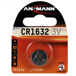 1516-0004 CR1632-BP1 Ansmann CR1632 Consumer Lithium Battery Coin Cell