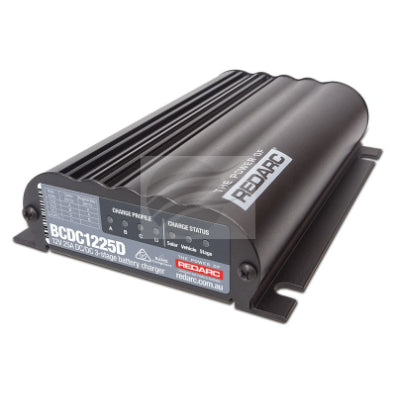 BCDC1225D -  SMART START DC-DC BATT CHARGER 12/24V 25amp MULTI STAGE 2x12V