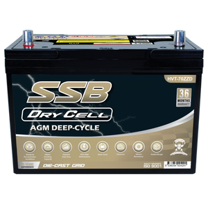 HVT-70ZZD - ULTA HIGH PERFORMANCE DUAL PURPOSE  AGM BATTERY