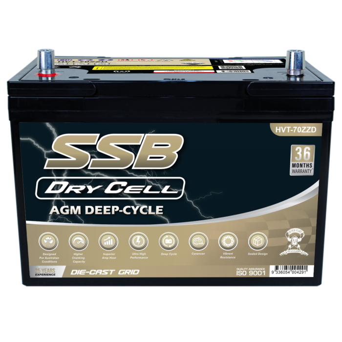 HVT-70ZZD - ULTA HIGH PERFORMANCE DUAL PURPOSE  AGM BATTERY