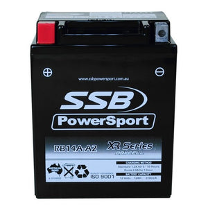 RB14A-A2 - High Performance AGM Motorcycle Battery