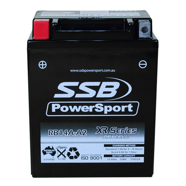 RB14A-A2 - High Performance AGM Motorcycle Battery