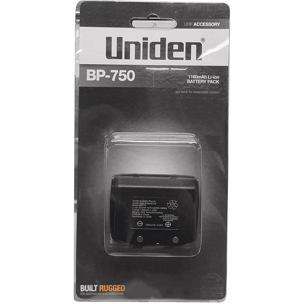 BP-750 - Uniden Battery Pack 1160mAh