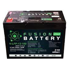 Fusion 100ah Lithium Deep Cycle Battery