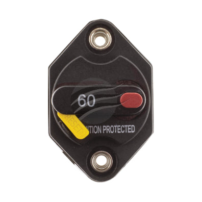 CB5560B - CIRCUIT BREAKER TYPElll 60AMP MANUAL RESET PANEL MOUNT