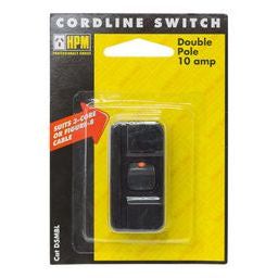 SWD5MB - Switch cordline 240VAC black