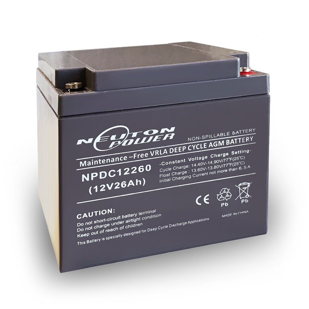 NPDC12260 - NEUTON POWER DEEP CYCLE BATTERY