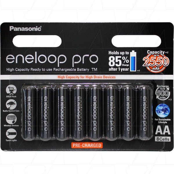 Panasonic Eneloop Pro rechargeable AA battery
