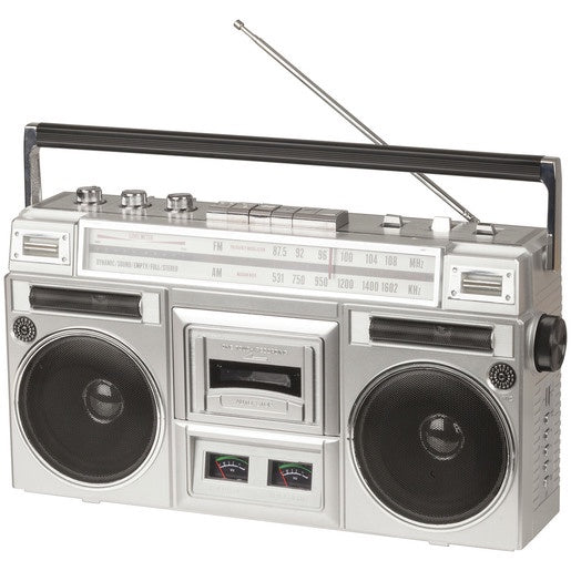 Ghetto Blaster with BluetoothÂ®, Cassette Player and Radio