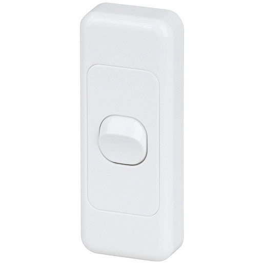 PS4051 SWITCH MAINS ARCHITRAVE SINGLE 10A WHT