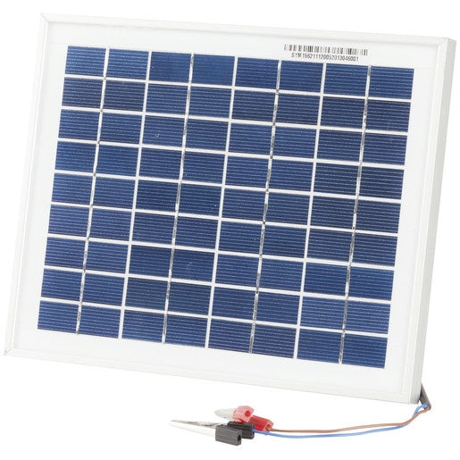 SOLAR PNL 12V 5W MONO W/LEAD 230X205MM