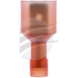 TE4616BL - PKT 10 MALE BLADE TERMINAL 6.3mm FULLY INSUL PVC COPPER