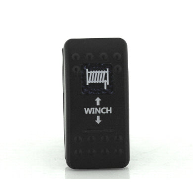 SW8351 - SWITCH ROCKER WINCH SYMBOL 20A @ 12VMOM ON / OFF / MOM ON