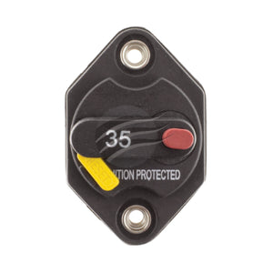 CB5535B - CIRCUIT BREAKER TYPElll 35AMP MAMUAL RESET PANEL MOUNT