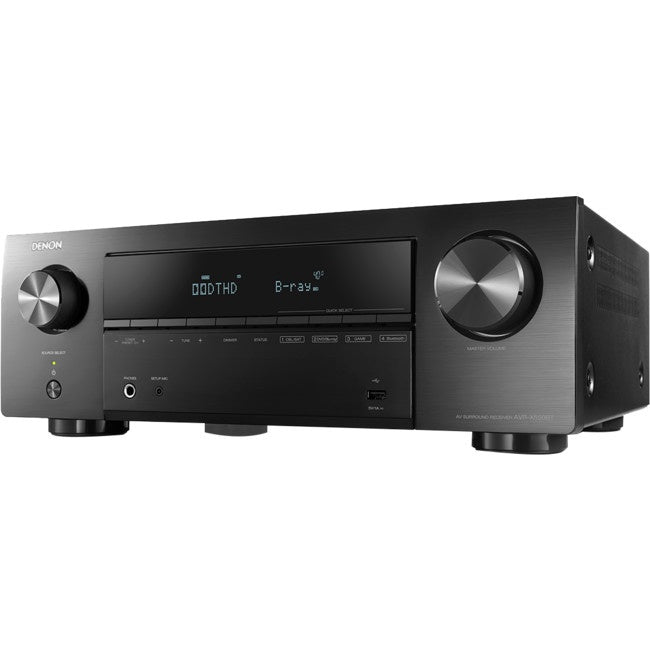 DENON AVRX550B 5.2CH 70W AV RECEIVER 5X HDMI-3X HDCP2.2 BLUETOOTH