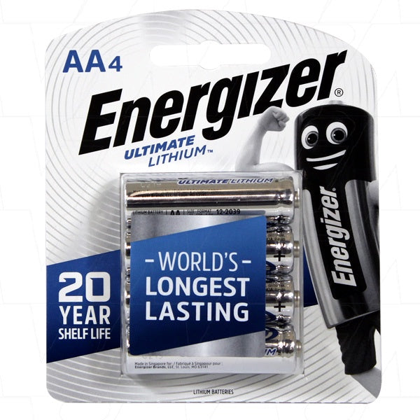 ENERGIZER AA BATTERIES 4PC