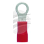 TE1110BL -10 RING TERMINAL 10mm INSU PVC DOULBE CRIMP RED