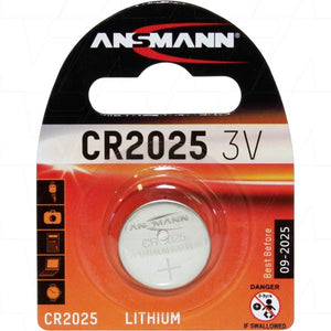 Ansmann CR2025 Consumer Lithium Battery Coin Cel