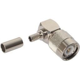 TNC28RA-  CRIMP TYPE RG58U RIGHT ANGLE