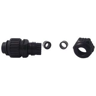 Circular Connector, 3+PE, CA Series, Cable Mount Plug, 4 Contacts, Screw Pin, Threaded