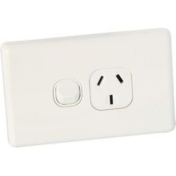 WP1110 - HORIZONTAL WALL POWER OUTLET