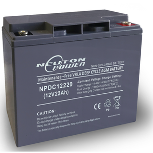 NPDC12220 AGM Deep Cycle Battery